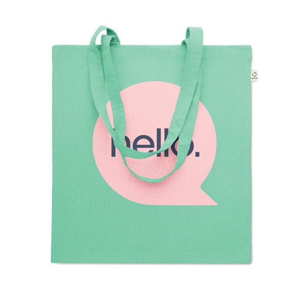 Shopper in cotone riciclato - personalizzabile con logo