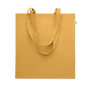 Shopper in cotone riciclato Ochre - personalizzabile con logo