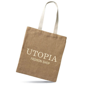 Shopper in juta - personalizzabile con logo