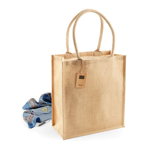 Shopper in Juta Boutique beige / UNICA - personalizzabile con logo