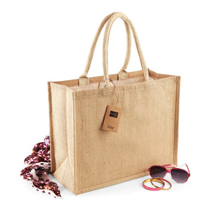 Shopper in Juta Deluxe - personalizzabile con logo