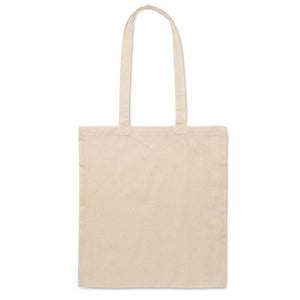 Shopper in policotone beige - personalizzabile con logo