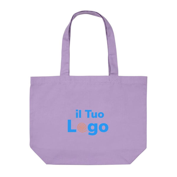 Shopper in rcanvas 240 gm2 Impact Aware™ con tasca - personalizzabile con logo