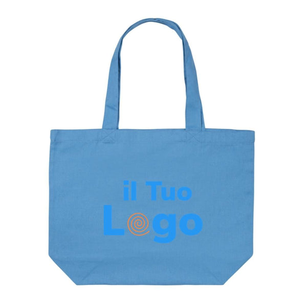 Shopper in rcanvas 240 gm2 Impact Aware™ con tasca - personalizzabile con logo