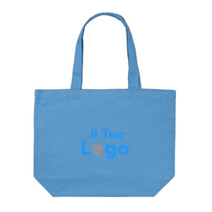 Shopper in rcanvas 240 gm2 Impact Aware™ con tasca - personalizzabile con logo