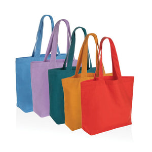 Shopper in rcanvas 240 gm2 Impact Aware™ con tasca - personalizzabile con logo