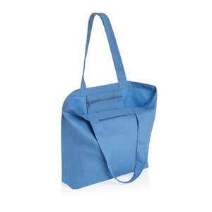 Shopper in rcanvas 240 gm2 Impact Aware™ con tasca - personalizzabile con logo