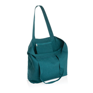 Shopper in rcanvas 240 gm2 Impact Aware™ con tasca - personalizzabile con logo