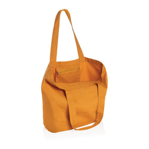 Shopper in rcanvas 240 gm2 Impact Aware™ con tasca - personalizzabile con logo