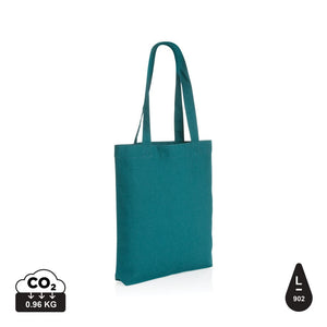 Shopper in rcanvas 285 gm2 Impact Aware™ verde - personalizzabile con logo