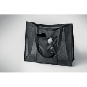Shopper in rete RPET - personalizzabile con logo