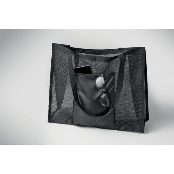 Shopper in rete RPET - personalizzabile con logo