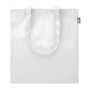 Shopper in RPET 190T/100gr bianco - personalizzabile con logo