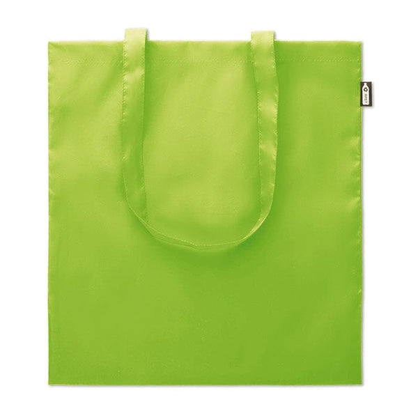 Shopper in RPET 190T/100gr verde calce - personalizzabile con logo