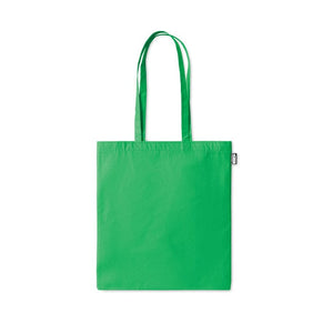 Shopper in RPET manici lunghi colorata - personalizzabile con logo