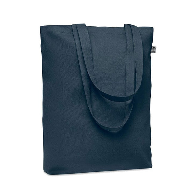 Shopper in tela 270 gr colorata blu navy - personalizzabile con logo