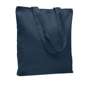 Shopper in tela 270 gr/m² blu navy - personalizzabile con logo