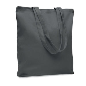 Shopper in tela 270 gr/m² grigio - personalizzabile con logo