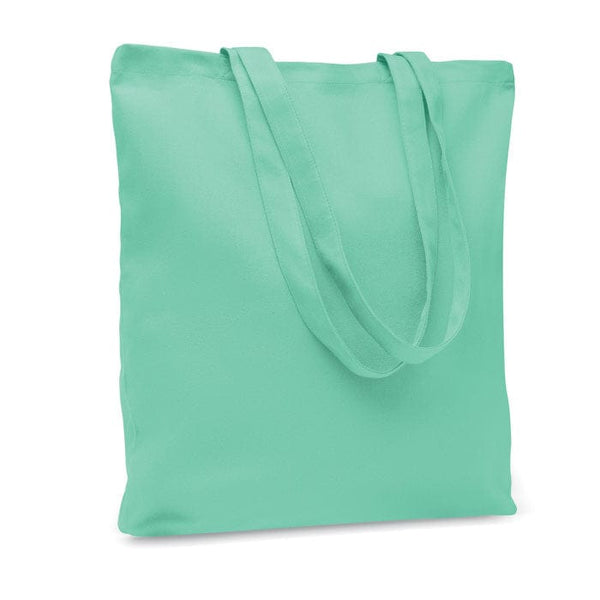 Shopper in tela 270 gr/m² verde calce - personalizzabile con logo
