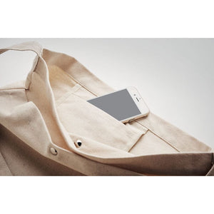 Shopper in tela 270 gr Natural beige - personalizzabile con logo