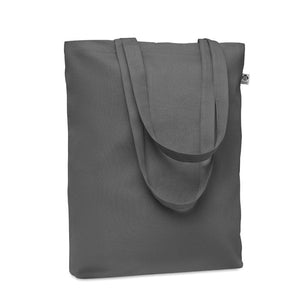 Shopper in tela 270 gr colorata grigio scuro - personalizzabile con logo