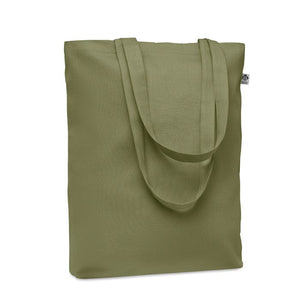 Shopper in tela 270 gr colorata verde - personalizzabile con logo