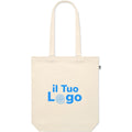 Shopper in tela 280 gr/m² beige - personalizzabile con logo