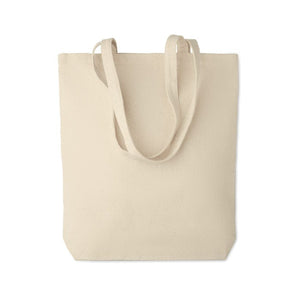 Shopper in tela da 270gr beige - personalizzabile con logo