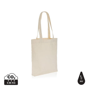 Shopper in tela Impact AWARE™ 285 gm2 non tinta bianco - personalizzabile con logo