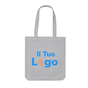 Shopper in tela Impact AWARE™ 285 gm2 non tinta grigio - personalizzabile con logo