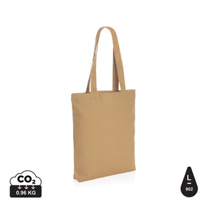 Shopper in tela Impact AWARE™ 285 gm2 non tinta marrone - personalizzabile con logo