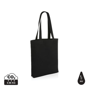 Shopper in tela Impact AWARE™ 285 gm2 non tinta nero - personalizzabile con logo