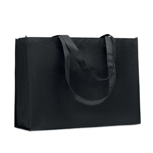 Shopper in TNT RPET 45x32 cm Nero - personalizzabile con logo