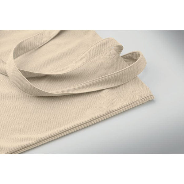 Shopper in velluto a coste - personalizzabile con logo