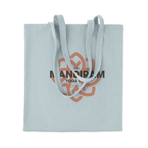 Shopper in velluto a coste - personalizzabile con logo