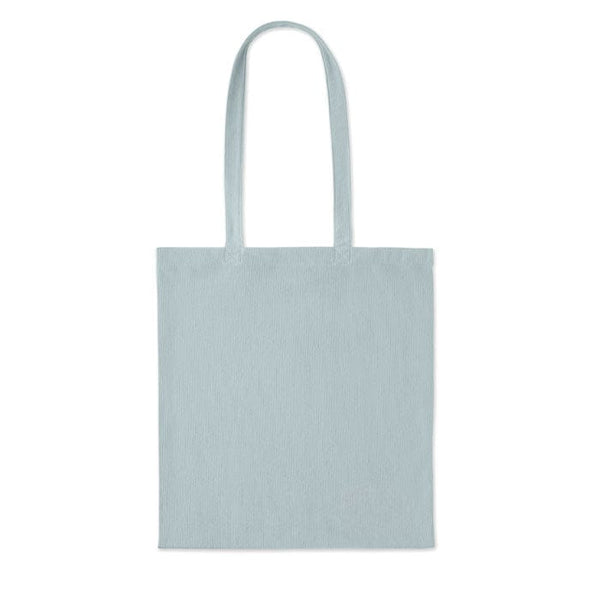 Shopper in velluto a coste - personalizzabile con logo