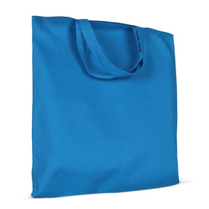 Shopper OEKO-TEX® color 140g manici corti Blu - personalizzabile con logo