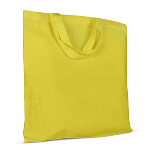 Shopper OEKO-TEX® color 140g manici corti Giallo - personalizzabile con logo