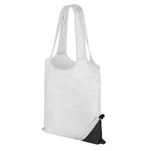 Shopper Pieghevole Deluxe bianco / UNICA - personalizzabile con logo