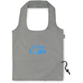 Shopper pieghevole in RPET - personalizzabile con logo - grigio