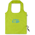 Shopper pieghevole in RPET - personalizzabile con logo - verde