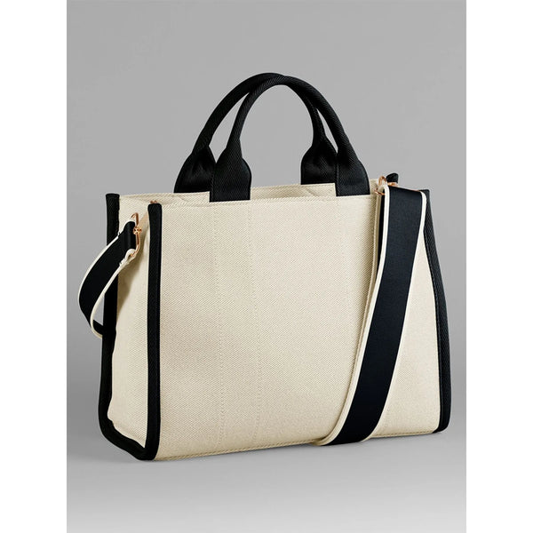 Shopper Puerto Medium Tote natural/black - personalizzabile con logo