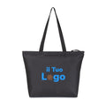 Shopper Renew in rPET AWARE™ nero - personalizzabile con logo