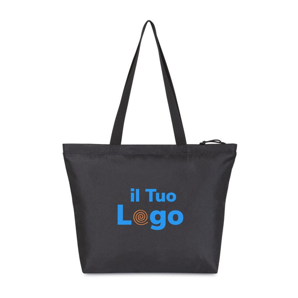 Shopper Renew in rPET AWARE™ nero - personalizzabile con logo