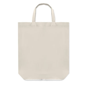 Shopper richiudibile in cotone bianco - personalizzabile con logo