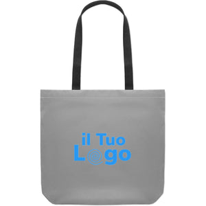 Shopper riflettente color argento - personalizzabile con logo