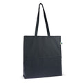 Shopper soffietto Fairtrade 140g colors blu navy - personalizzabile con logo