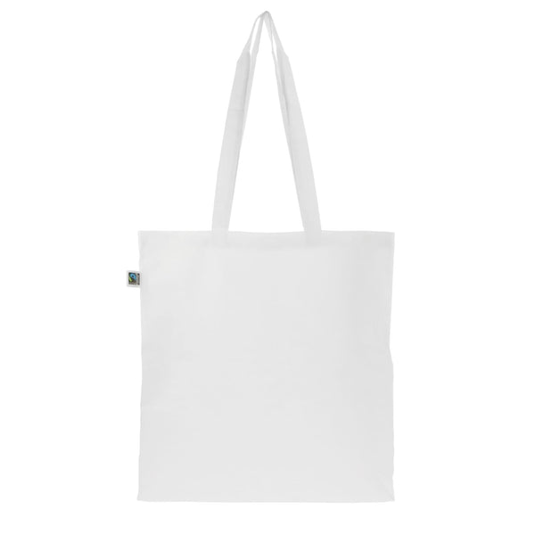 Shopper soffietto Fairtrade 140g colors - personalizzabile con logo