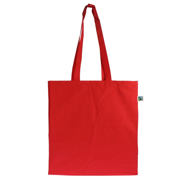 Shopper soffietto Fairtrade 140g colors - personalizzabile con logo