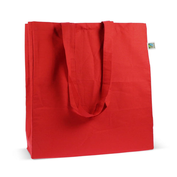 Shopper soffietto Fairtrade 140g colors - personalizzabile con logo